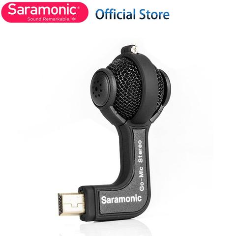 Saramonic-Accesorios de micrófono para Gopro, Mini bola estéreo Dual, micrófono profesional para cámaras de acción Hero 4 Hero3 + Hero3 ► Foto 1/6