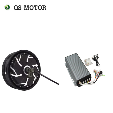 Motor QS 12 pulgadas 5000W 260 45H V4 sin escobillas DC scooter Eléctrico motocicleta rueda cubo motor ► Foto 1/2