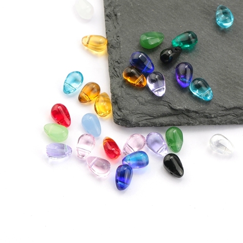 100 piezas. 6x9mm cuentas de cristal liso de cristal de Austria para pendientes de pulsera accesorios de joyería DIY ► Foto 1/6