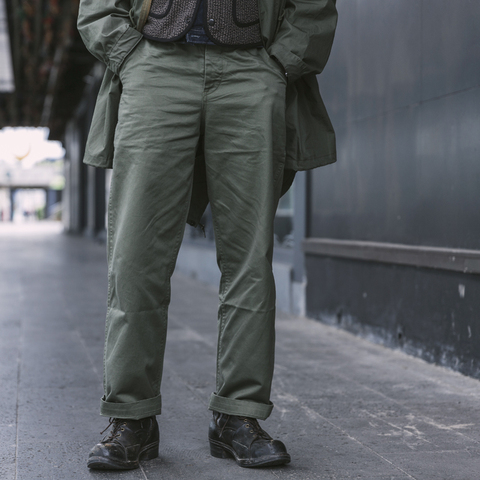 Bronson WW2-pantalones militares Chinos para hombre, pantalón informal Vintage, color caqui, corte holgado, 1942 ► Foto 1/1