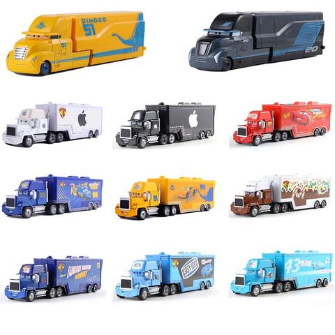 Disney Pixar-juguete de carreras 2 y 3 para niños, Rayo McQueen, Jackson, Storm, Mike, tío Truck, escala 1:55, coche de aleación, Boutique, navidad ► Foto 1/6