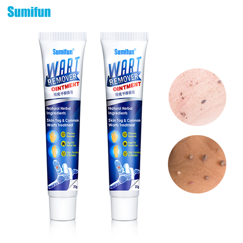 Sumifun verrugas removedor de ungüento antibacteriano para las verrugas crema de tratamiento eliminador de marcas en la piel Extracto de hierbas de maíz yeso verrugas ungüento ► Foto 1/6