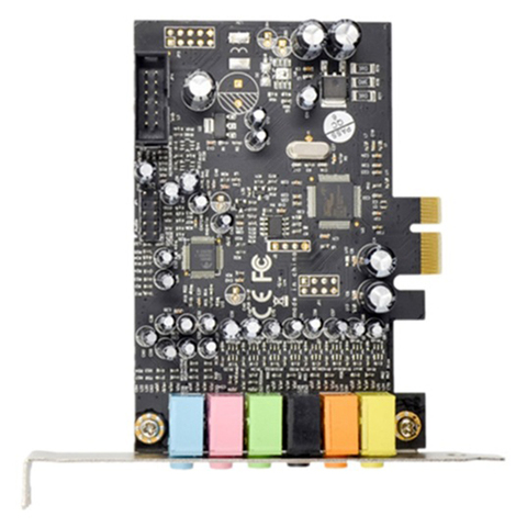 PCIe-tarjeta de sonido de 7,1 canales, sonido envolvente estéreo PCI-E, sistema de Audio de 7,1 canales integrado CM8828 ► Foto 1/6