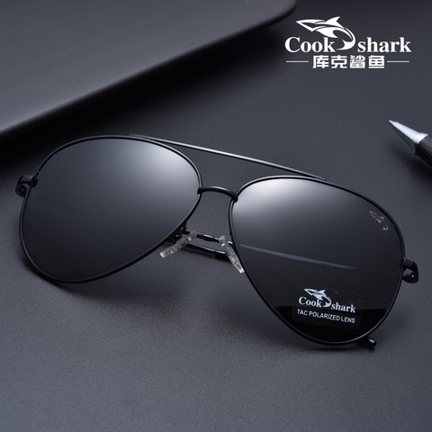 Cookshark-gafas de sol polarizadas para hombre, lentes de sol con espejo de rana, hipster estilo, para conducir, 2022 ► Foto 1/6