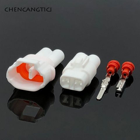 Sumitomo-conector automático blanco para motocicleta, 5 Juegos, 2 pines, resistente al agua, 6180-2181, 6187-2171 ► Foto 1/6