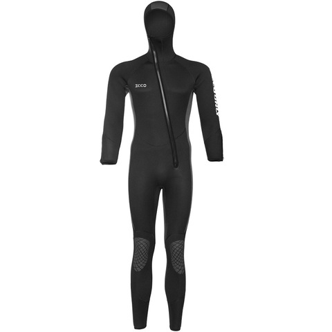 ZCCO-traje de neopreno para hombre y mujer, traje de buceo de 5MM, conjunto de una pieza, pesca submarina, a prueba de frío, para surfear ► Foto 1/6