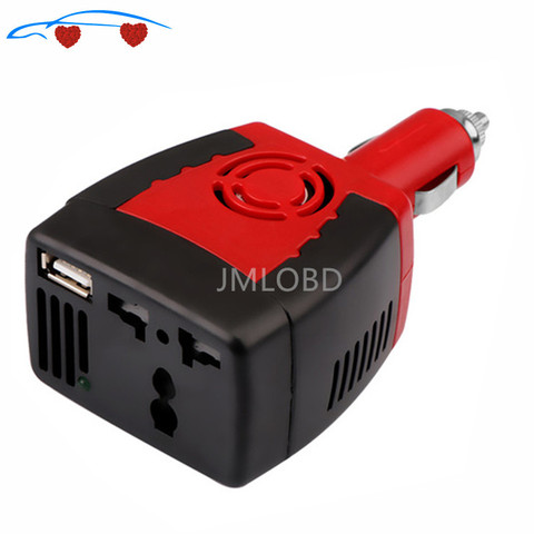 2022 inversor 150W DC 12V a AC 220V Auto inversor de potencia convertidor de voltaje para automóvil adaptador de adaptador con USB cargador de coche ► Foto 1/6