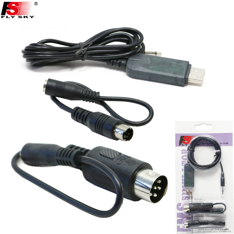 Flysky FS-SM100 RC-simulador de vuelo USB con FMS, conjunto de Cable para FLYSKY FS-i6 i10 i6X FS-T6 FS-CT6B TH9X RC FPV transmisor de Dron ► Foto 1/6