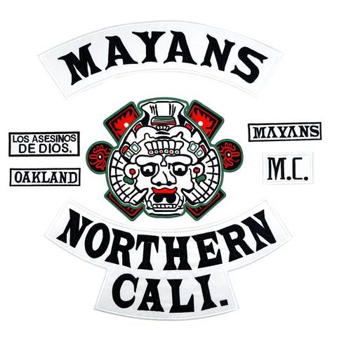 MAYANS-etiqueta de costura bordada NORTHERN CALI, parches adhesivos para ropa, accesorios, insignia ► Foto 1/6