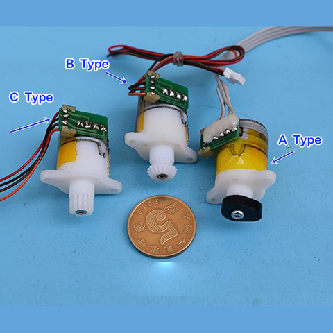 Motor paso a paso de microprecisión Nidec de 15mm DC 6V 2 fases 4 cables Mini caja de engranaje reductor planetario de 3 etapas 1:110 accesorios Diy ► Foto 1/6