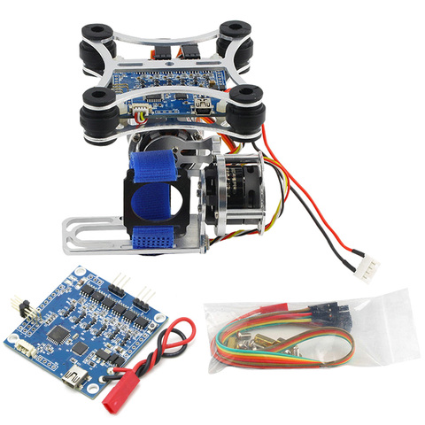 1 unids Super Light brushless Gimbal Cámara Marcos + 2 Motores + Controller 160g para Phantom gopro 3 4 ► Foto 1/6