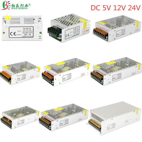 Fuente de alimentación conmutada de CA, 110V, 220V a CC, 5V, 12V, 24V, adaptador de corriente de 1A, 2A, 3A, 5A, 10A, 15A, 20A, 30A, controlador de iluminación LED ► Foto 1/6