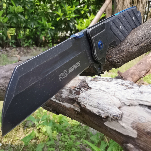 Cuchillo plegable Edc Multi alta dureza 8Cr13 Navajas de bolsillo militar-bueno para la caza Camping supervivencia al aire libre transporte diario ► Foto 1/6