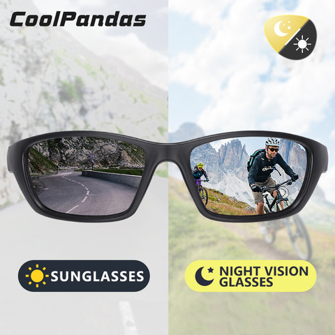 CoolPandas-gafas de sol polarizadas para hombre y mujer, lentes fotocromáticas de camaleón para deportes al aire libre, 2022 ► Foto 1/6