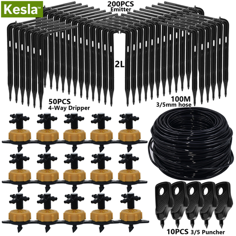 KESLA-Kits de riego de flecha para agricultura, emisor de compensación de presión de 10-100M, 2L/H, perforador para sistema de riego por goteo de invernadero ► Foto 1/6