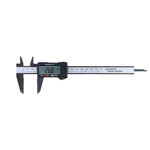 Regla de calibre de fibra de carbono, calibrador Digital LCD de 0-150mm, micrómetro, herramientas de medición con conversión de pulgadas a MM ► Foto 1/6