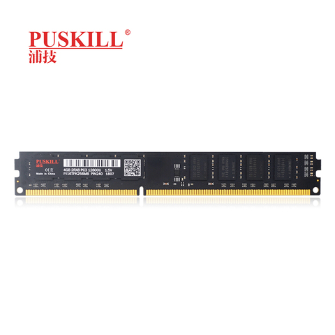 PUSKILL memoria Ram DDR3 8 GB 4 GB 2 GB 1333 GB 1600 MHz escritorio memoria 240pin 1,5 V para PC RAM ► Foto 1/6