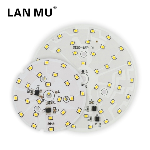 Chip LED para luz descendente, 3W, 5W, 7W, 9W, 12W, 15W, 18W, SMD 2835, cuentas de luz redonda, CA 220V-240V, proyector de iluminación Led con Chip Downlight ► Foto 1/6