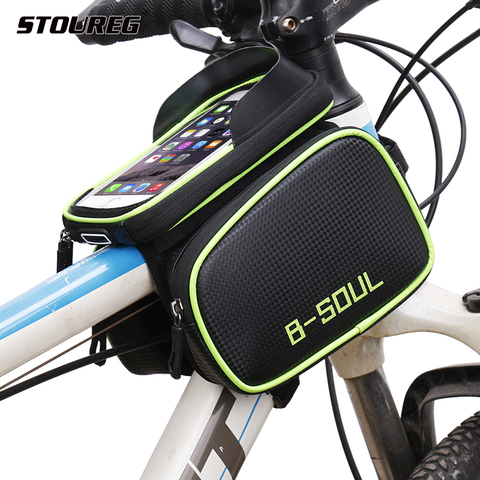 Bolsa Cuadro de Bicicleta MTB con Pantalla Táctil para Teléfono Móvil 6,5'  ROCKBROS