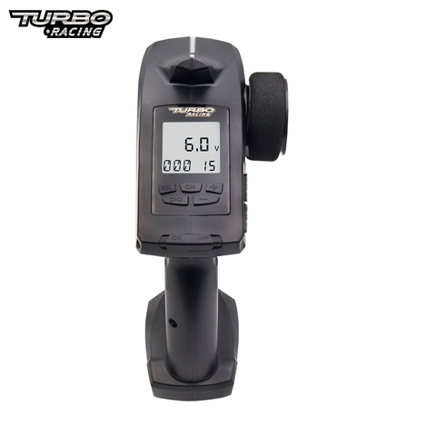 Turbo Racing-mando a distancia P52 91804G-VT 2,4 GHz 4CH, transmisor de Radio con pantalla LCD, con receptor para coche RC barco ► Foto 1/6