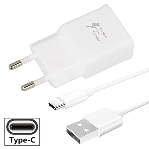 Cargador de carga rápida adaptable para móvil, adaptador rápido USB para Samsung galaxy feel 2, A51, A50, A70, A20, A91, S8, S9, A71, s21, ulta, 5V-2A ► Foto 1/6