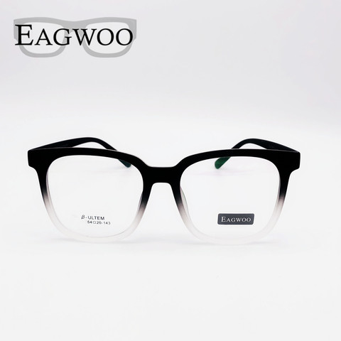 EAGWOO TR-anteojos de gran tamaño para Extra grande, marco de prescripción Vintage, a la moda, estilo de ventana, marco de gran tamaño ► Foto 1/6