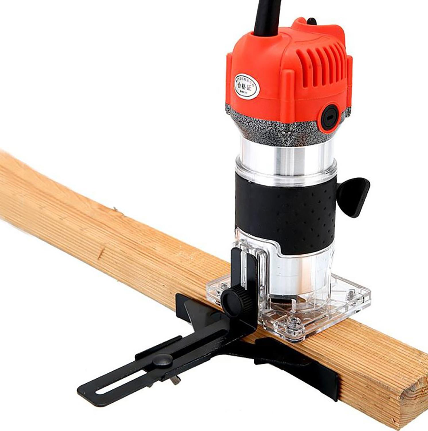 Fresadora de madera Manual, enrutador y recortador eléctrico de 6,35mm para  carpintería, 110v/220v, herramientas de carpintería