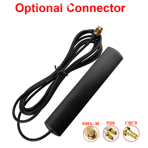 Universale antena WIFI 3G 4G LTE antena parche, 700-2700MHz 5dbi TS9 CRC9 conector macho SMA Router Cable de extensión de antena ► Foto 1/6