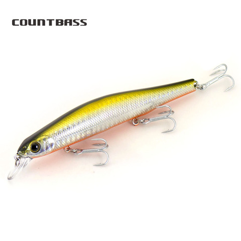 Countbass Minnow peso magnético, nueva llegada de hundimiento lento señuelo de pesca de cebo duro buceo 0,8-1,2 m, Wobblers tiran sus cebos ► Foto 1/6