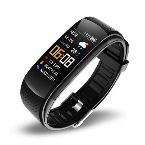 Pulsera inteligente C5S con Bluetooth IP67, reloj inteligente con control del ritmo cardíaco y del sueño, Modo deportivo múltiple, información, recordatorio de vibración ► Foto 1/6