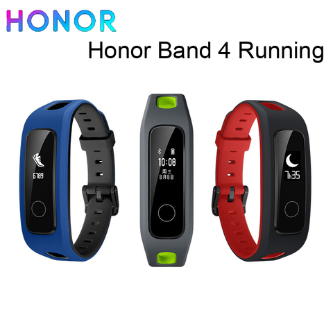 Honor-pulsera inteligente Band 4 para correr, reloj con pantalla táctil Amoled de Color de 0,95 pulgadas, detección de postura, ritmo cardíaco, sueño, natación ► Foto 1/6