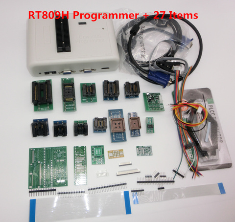 EMMC-Nand FLASH RT809H, programador Universal extremadamente rápido, 39 artículos y Cable Edid con cabeles EMMC-N, envío gratis ► Foto 1/6