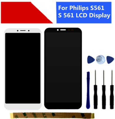 Pantalla LCD de 5,45 pulgadas para Philips S561 S 561, ensamblaje de digitalizador con pantalla táctil con herramientas, novedad ► Foto 1/2