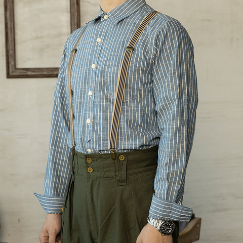 ST-0008-Camiseta de algodón para hombre, prenda de vestir, de alta calidad, Estilo Vintage, talla americana Antes de la orden ► Foto 1/6