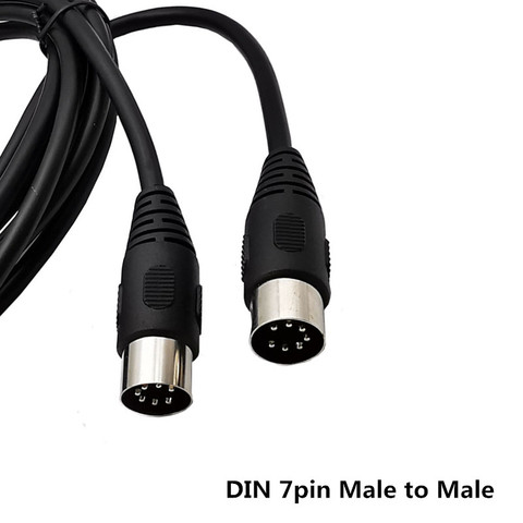 Cable de interfaz de controlador macho a macho, 7 pines Din Midi, 1M, 1,5 M, 3M ► Foto 1/2