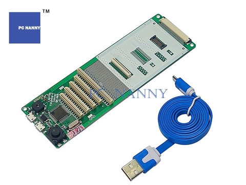 PCNANNY-probador de teclado de ordenador portátil de QK-AK5, dispositivo de prueba, herramienta de máquina, interfaz USB, funcionamiento perfecto con Cable probado, envío rápido, nuevo ► Foto 1/2