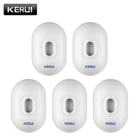 KERUI P861, Detector de movimiento PIR impermeable para exteriores, para sistema de alarma de seguridad inalámbrica, 5 p/lote, alarma antirrobo para garaje ► Foto 1/6