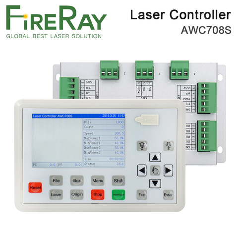 Trocen-Sistema de controlador láser Co2 AWC708S AWC7813 para máquina cortadora de grabado, reemplazo AWC708C Lite ruida Leetro ► Foto 1/6