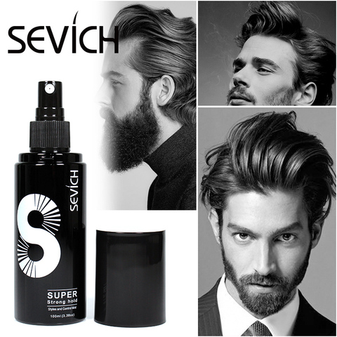 Sevich Super mantener cabello fuerte celebración Spray de líquido de 100ml nuevo peinado cabello Spray espesante de la niebla para hombre o mujer ► Foto 1/6