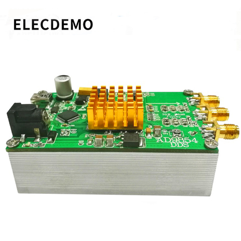AD9854 con módulo generador de señal DDS de un solo chip, ordenador host, punto de frecuencia de barrido, modulación de frecuencia, fuente de señal ► Foto 1/2