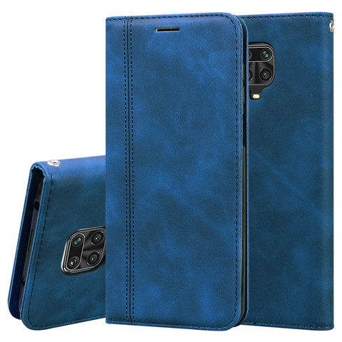 Funda con tapa para teléfono Note 9s para Xiaomi Redmi Note 9 Funda tipo cartera para Redmi Note 9 Pro Funda de cuero estilo libro con tarjetero ► Foto 1/6