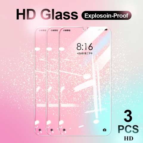 Protector de pantalla de vidrio templado para móvil, cubierta completa HD para Xiaomi Redmi Note 9, 8, 7, 9A, 5 Pro Max, 9S, 8T, 7, 8, 6, 5, K20, K30, 3 uds. ► Foto 1/6