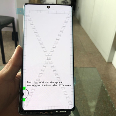 Pantalla AMOLED Original usada con línea para Samsung Galaxy Note 10, digitalizador de pantalla táctil N970, N975, N975F ► Foto 1/2