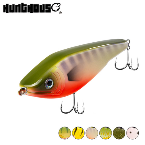 Hunthouse-señuelo de Pesca de Lucio, cebos de muskbait de hundimiento lento para Pesca de Lucio, jerkbaits ► Foto 1/5