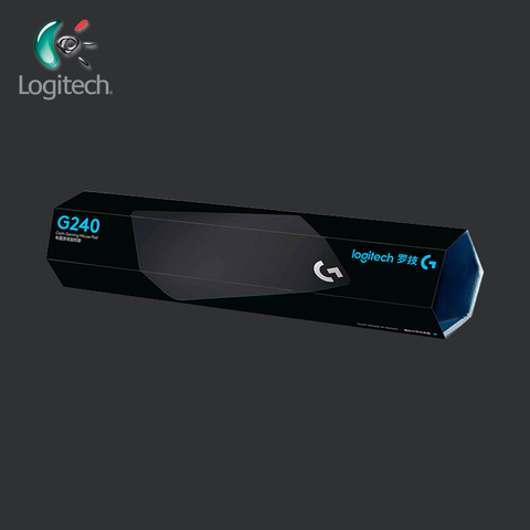 Logitech-alfombrilla de ratón G240 para juegos, almohadilla de ratón con textura de tela de goma con superficie leve, ajuste de bajo DPI ► Foto 1/6