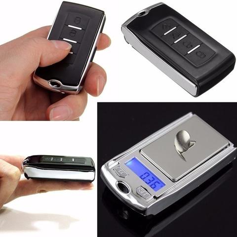 Super mini pocket jewelry-báscula digital de 200g/100g para llave de coche, balanza de peso ► Foto 1/6