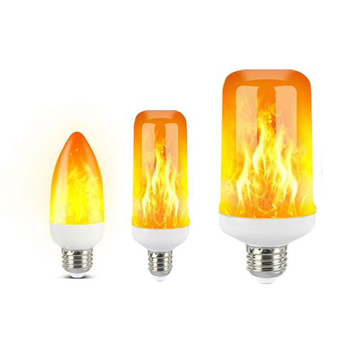 Bombilla LED dinámica con efecto de llama, emulación parpadeante creativa, 5W, 12W, luz LED para lámpara, E27, B22, E14, novedad de 2022 ► Foto 1/6