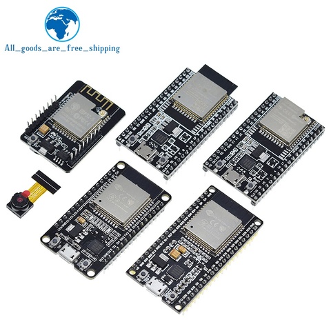 ESP-32S ESP-WROOM-32 ESP32 ESP-32 Bluetooth y WIFI CPU de doble núcleo con bajo consumo de energía MCU ESP32-CAM OV2640 módulo de cámara ► Foto 1/6