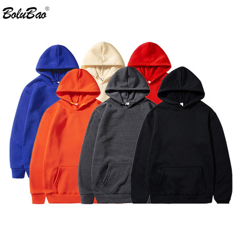 BOLUBAO marca de los hombres sudaderas con capucha nueva primavera hombre Jogging sudaderas con capucha cómodo Color sólido transpirable Hoodies sudadera hombres ► Foto 1/6