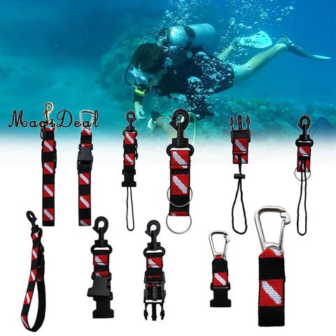 MagiDeal-Equipo para buceo con bandera Universal, accesorios para buceo, soporte para Keeper, cordón y equipo de Clip de seguridad ► Foto 1/6